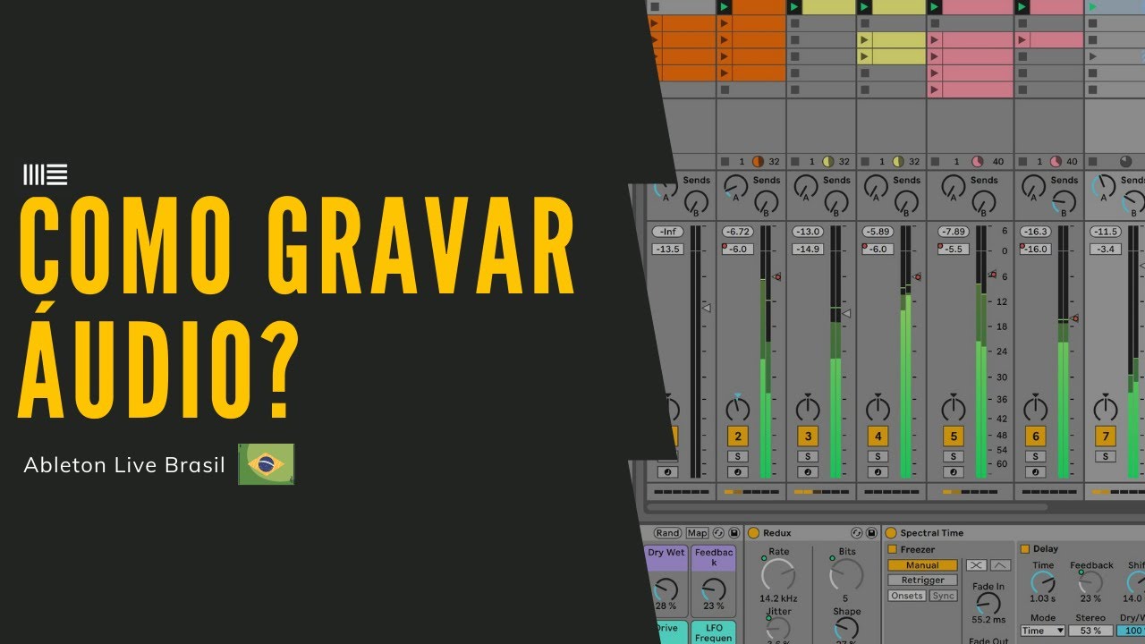 Como gravar ÁUDIO no Ableton Live?