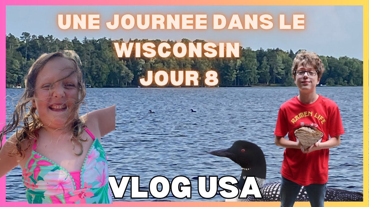 VLOG USA | Flea Market, baignade dans le lac et rencontre avec les loons 🦆🌲