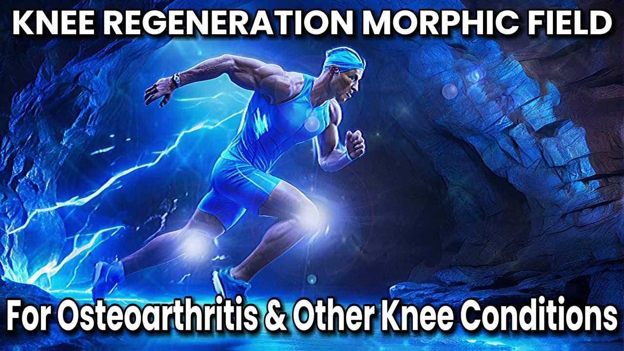 Knee Healing Morphic Field - For Osteoarthritis, Meniscal Tears, Knee Ligament, Bursitis, Tendonitis