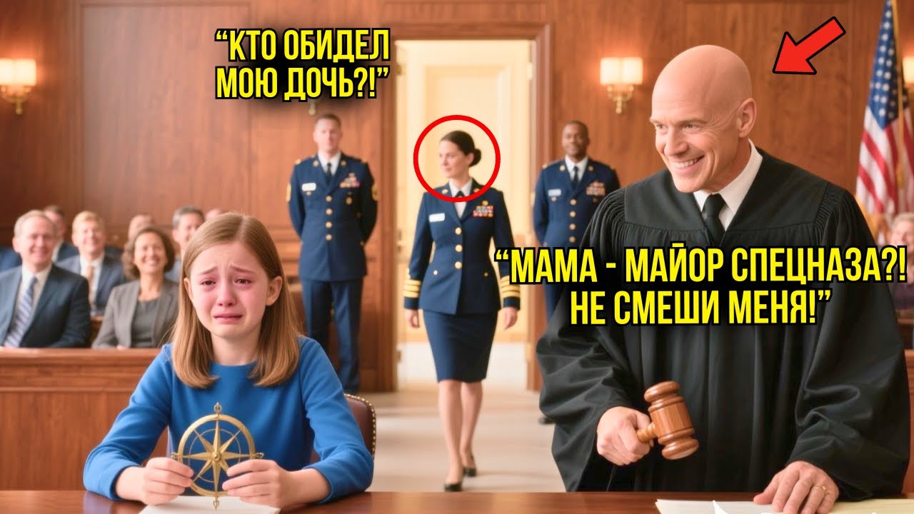 Судья Высмеял Девочку За Слова О Маме Из Спецназа — Застыл, Когда Она Вошла С Отрядом Бойцов