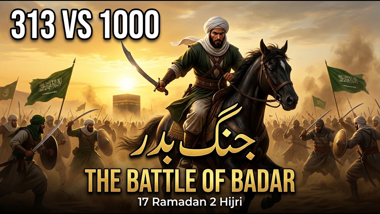 Jang-e-Badr Ka Waqia | 17 Ramzan 2 Hijri | 313 VS 1000 | Islam Ki Pehli Azeem Fatah Ki Kahani