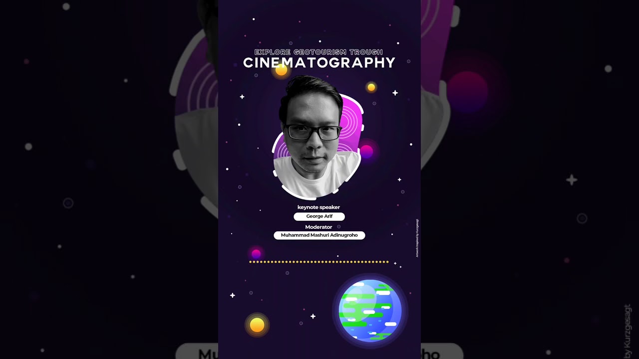 Explore Geotourism with Cinematography - George Arif at Geoweek Festival  UGM 2021
