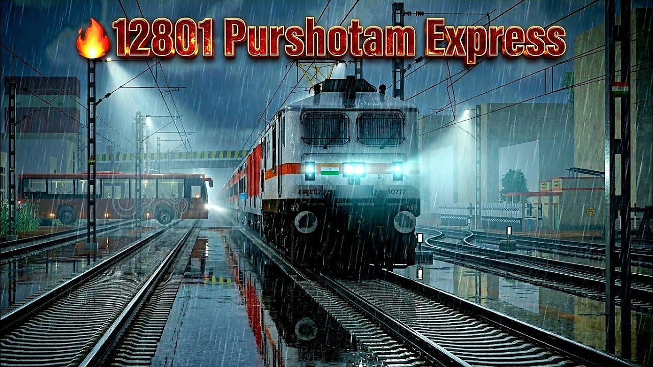 Puri to New Delhi Purushottam Express Part 2 🚆 | Full Adventure Journey 😍🔥 Indian Train Simulator