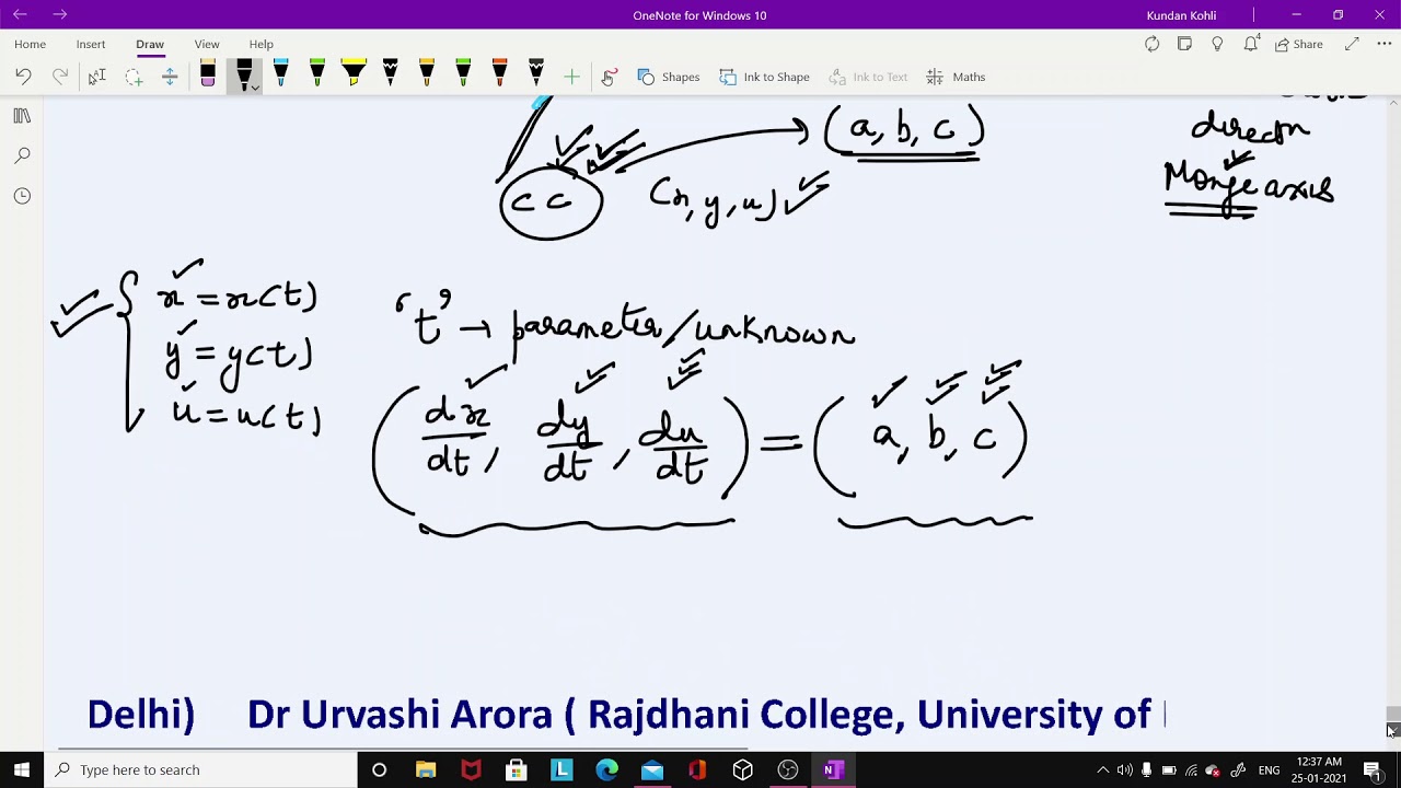 Characteristic Curve & Characteristic Equation|Quasi Linear Partial Differential Equation|Dr Urvashi