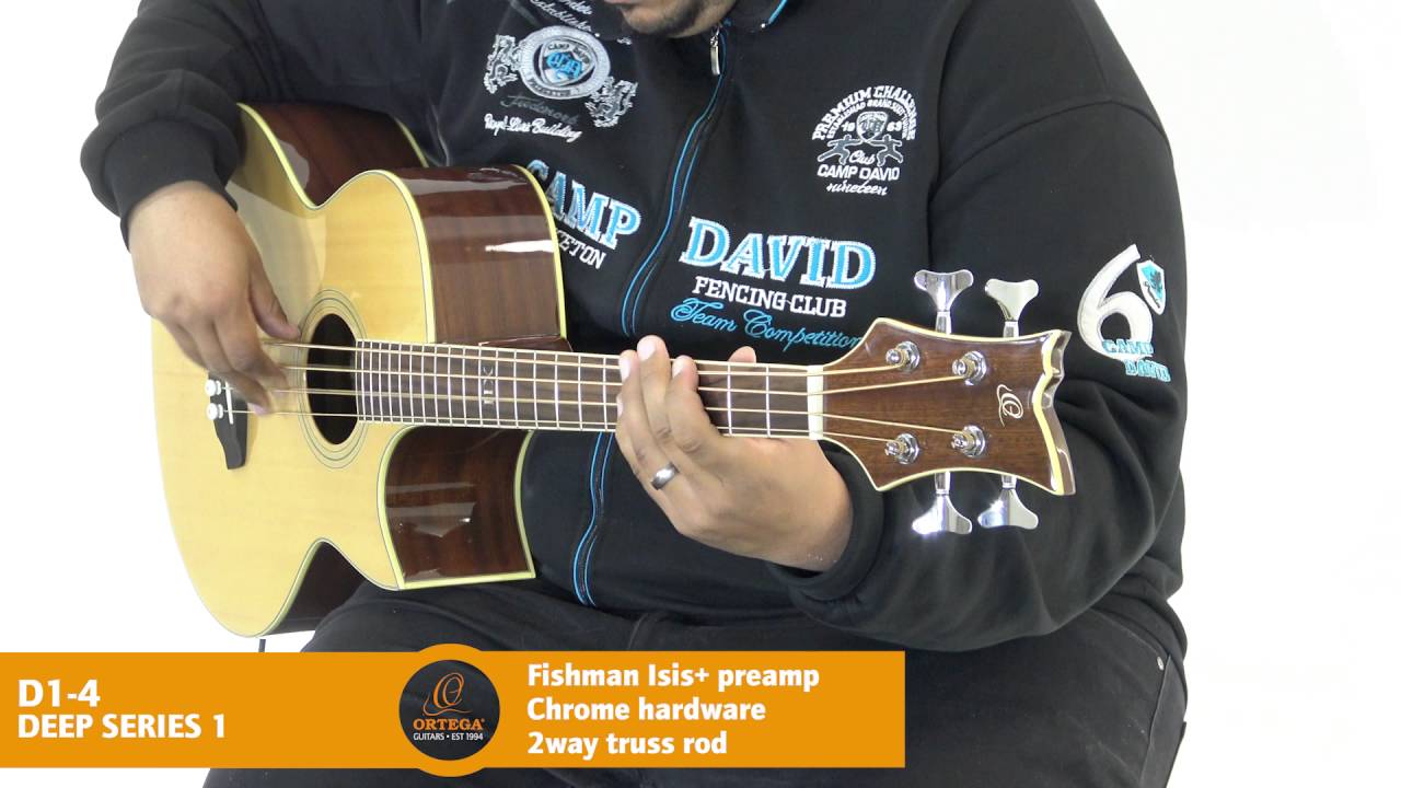 Ortega Guitars | D1-4 - Deep Series (Acoustic Bass Guitar)