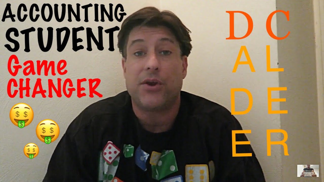 Every ACCOUNTING Student in the WORLD needs to know about DC ADE LER /  Best ACCOUNTING help ever