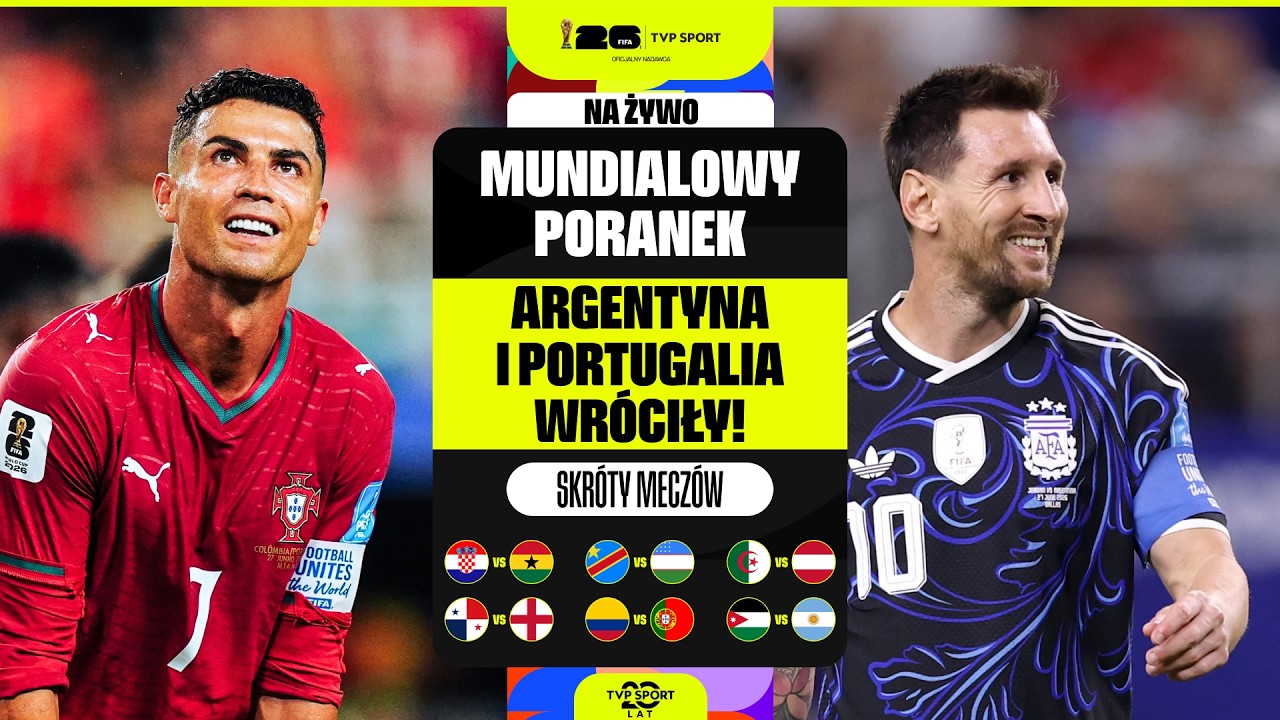 MUNDIALOWY PORANEK #17 | RONALDO I MESSI WR&Oacute;CILI, FAZA GRUPOWA ZAKOŃCZONA!