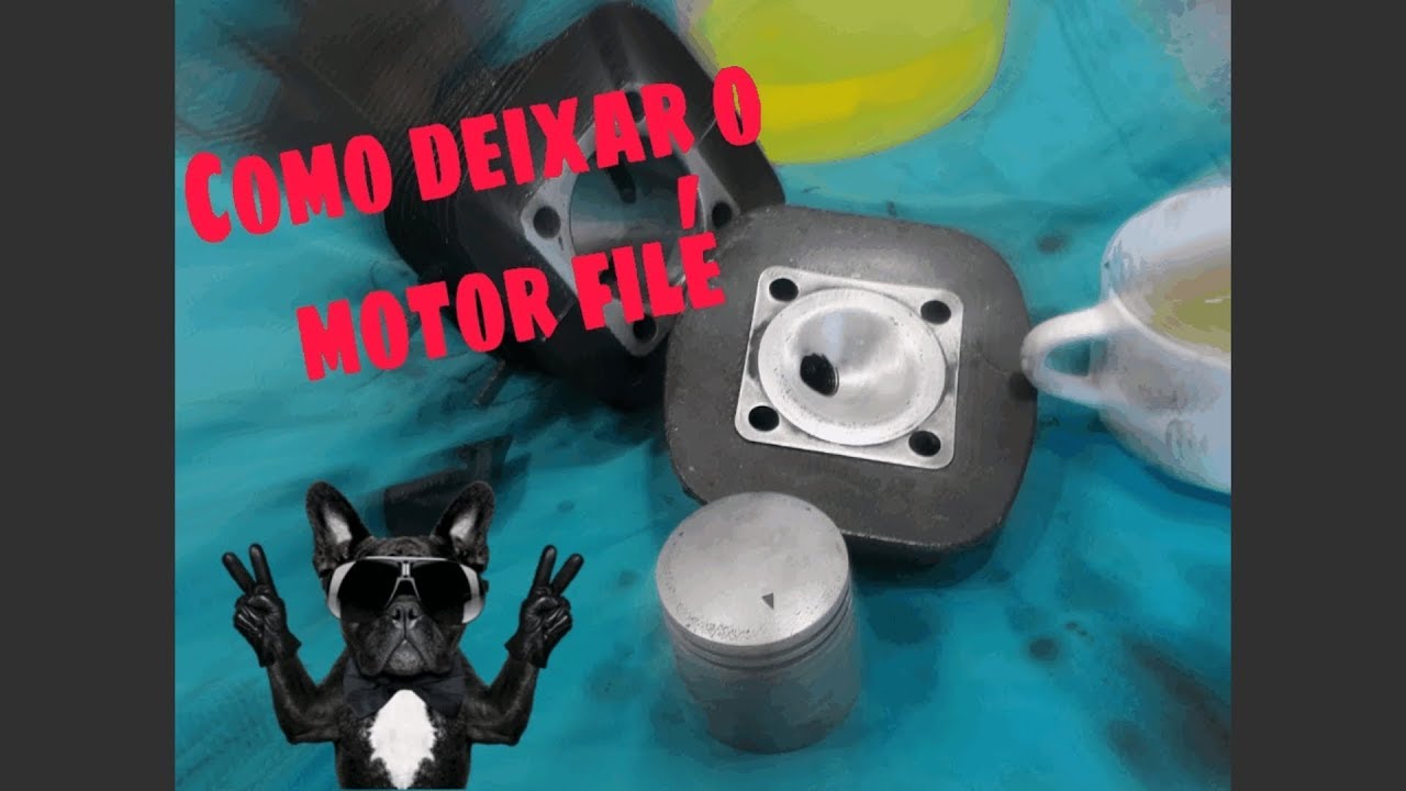 Uma limpeza como você nunca viu em um motor 80cc de bike motorizada.