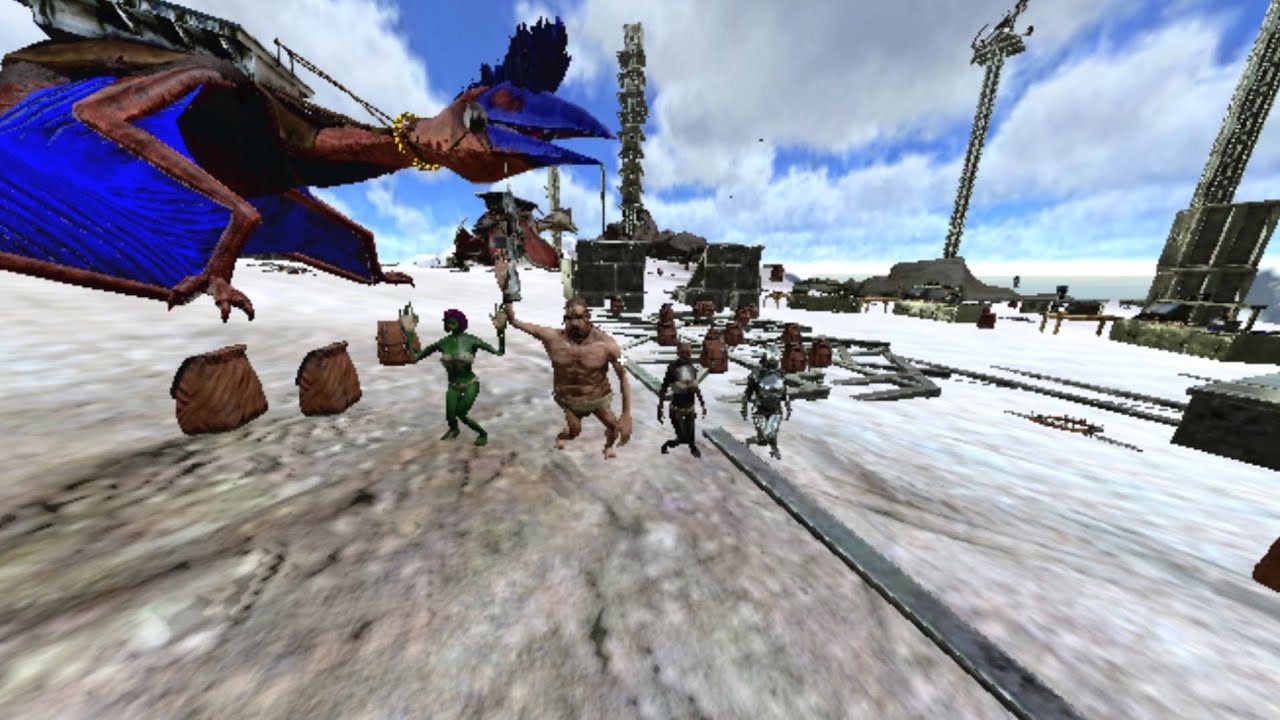 Ark PVP - Insane clips at moschops legit Server  🤌🏻 