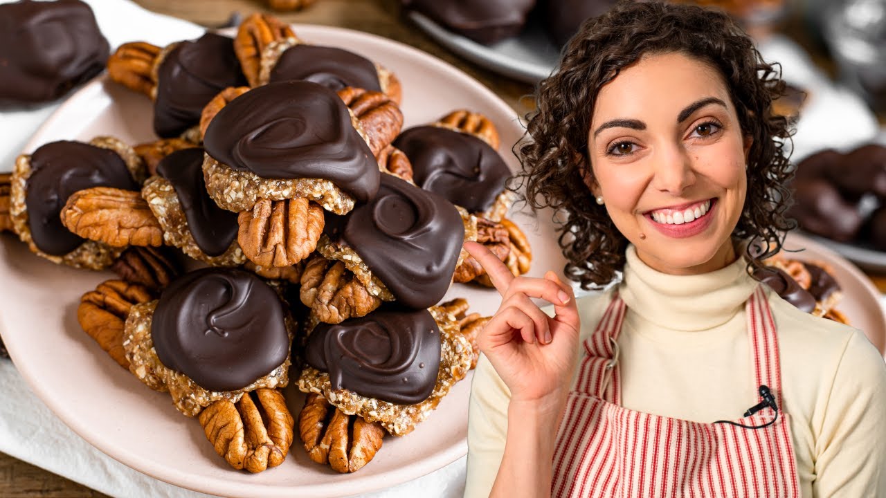 VEGAN Chocolate Turtles Recipe 🐢