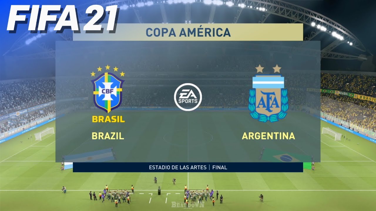 Brazil vs. Argentina - Copa Am&eacute;rica 2021 Final | FIFA 21 PS5