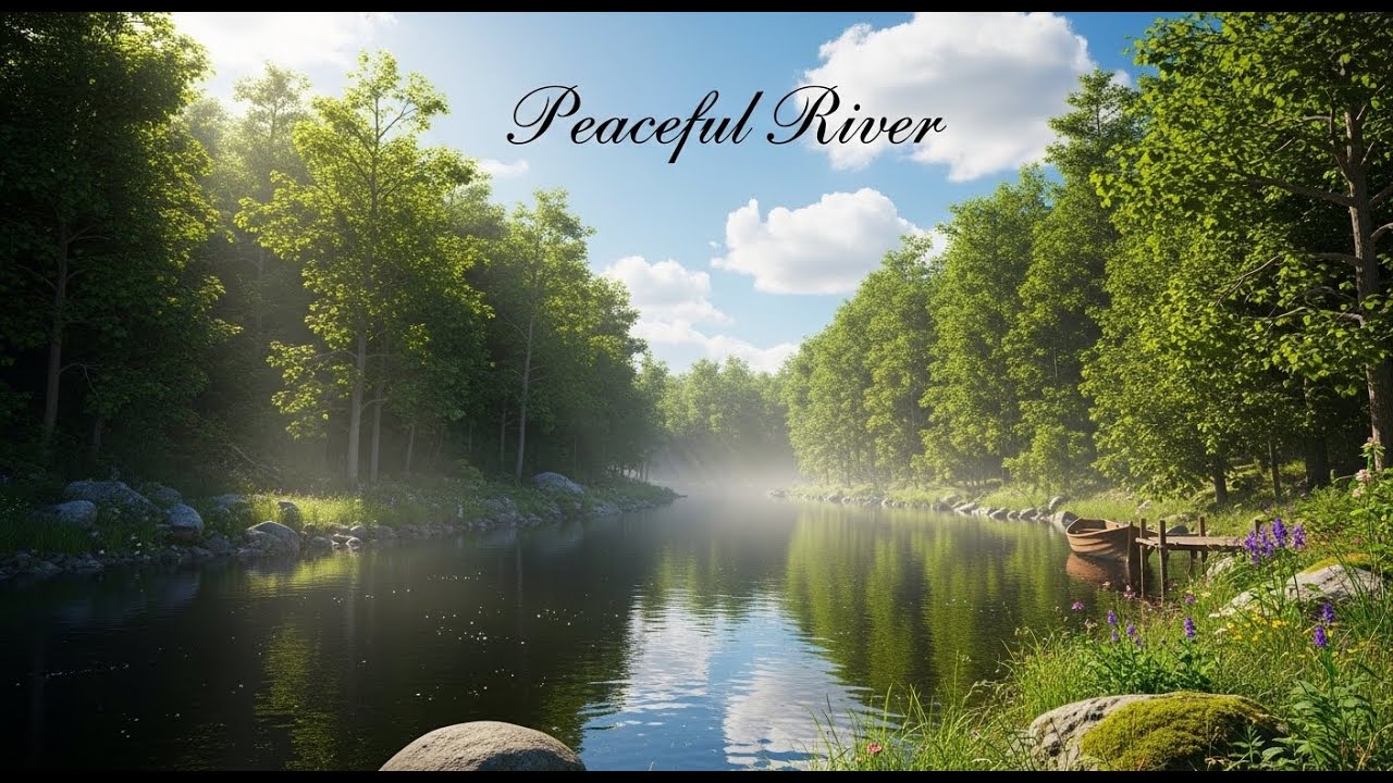 Serene River Water 🌿 Gentle Flowing Ambience for Sleep, Calm, and Meditation #835