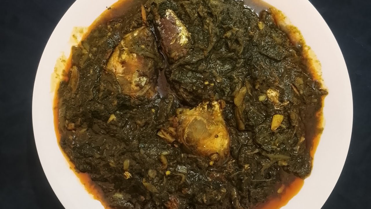 ইলিশ মাছের মাথা আর লেজ দিয়ে অনেক স্বাদের কচু শাক রান্না রেসিপি