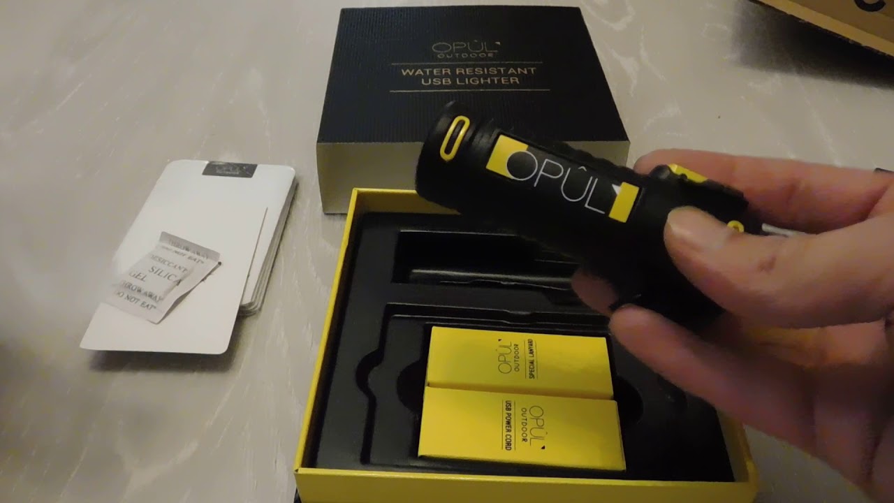 Unbox & kurzer Test - Opul USB Plasma Feuerzeug