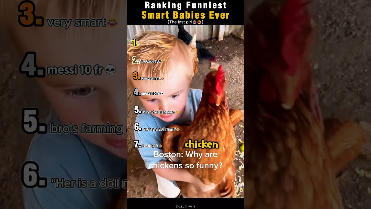 Ranking Funniest Smart Babies Ever #shorts