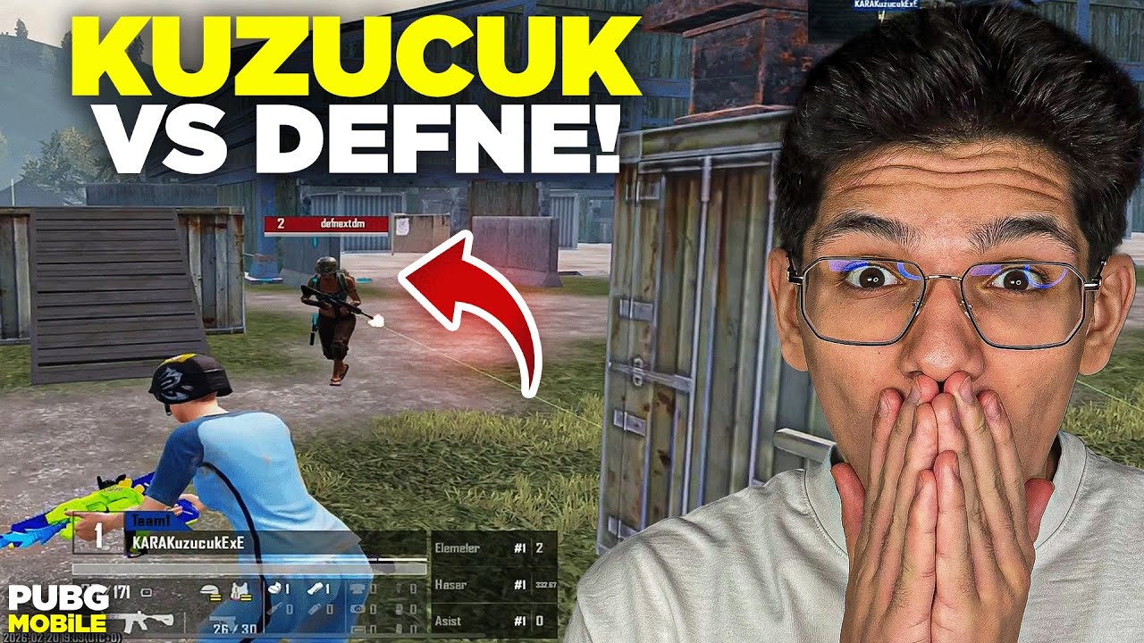 DEFNE VE KUZUCUĞU VS ATTIRDIM! ALEV M416 ÖDÜLLÜ - PUBG MOBİLE