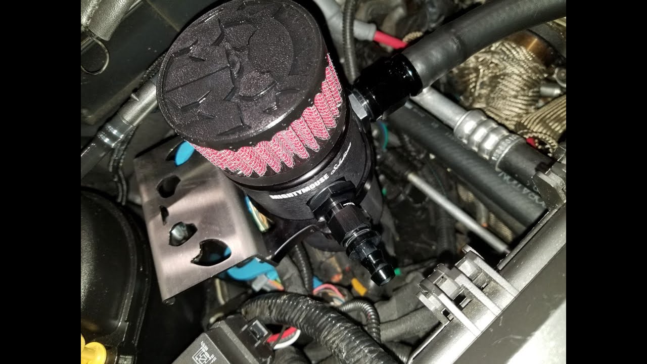 INSTALLING THE BEST CATCH CAN ON THE MARKET.