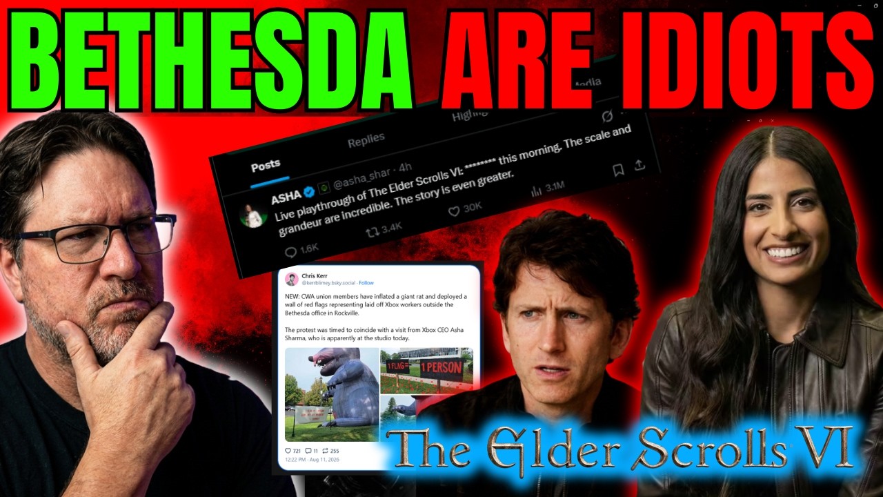 Громкие новости о TES6... Сотрудники Bethesda устроили истерику во время визита Аши Шармы