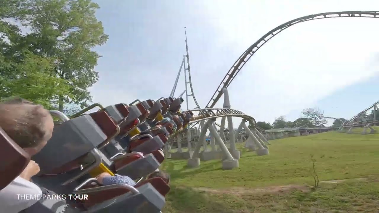 Pantheon - POV On Ride - Busch Garden Williamsburg
