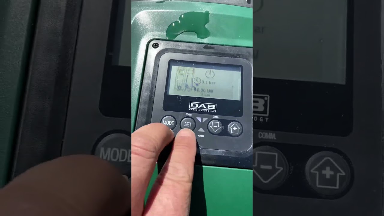 How to increase pressure on DAB Esybox pump
