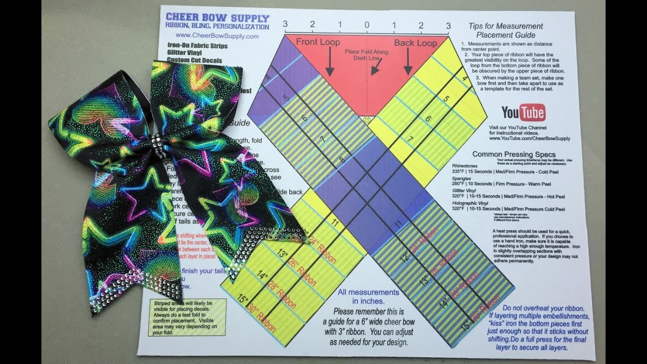 The Easy Way To Make A Cheer Bow