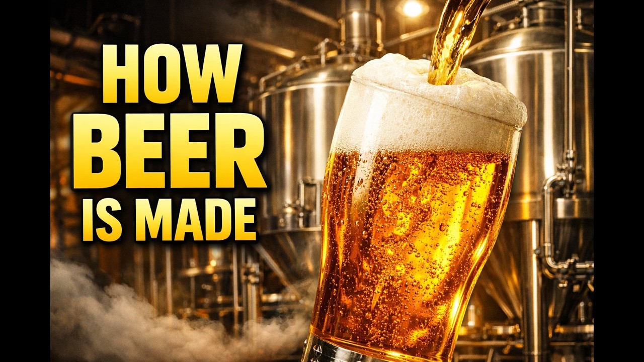 Beer Made Easy 🍺 | From Raw Ingredients to Your Glass