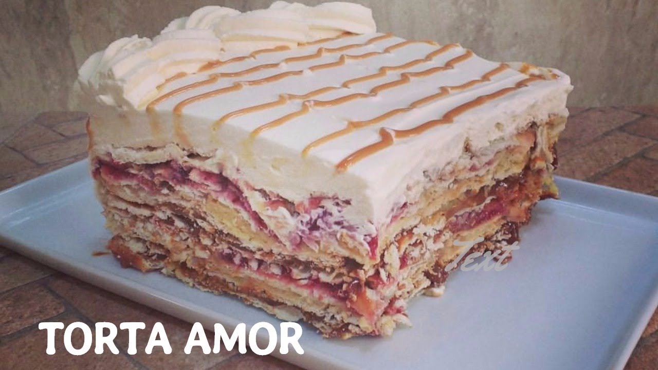 TORTA AMOR SIN HORNO!!! / LOVE CAKE / NO OVEN /Silvana Cocina ❤