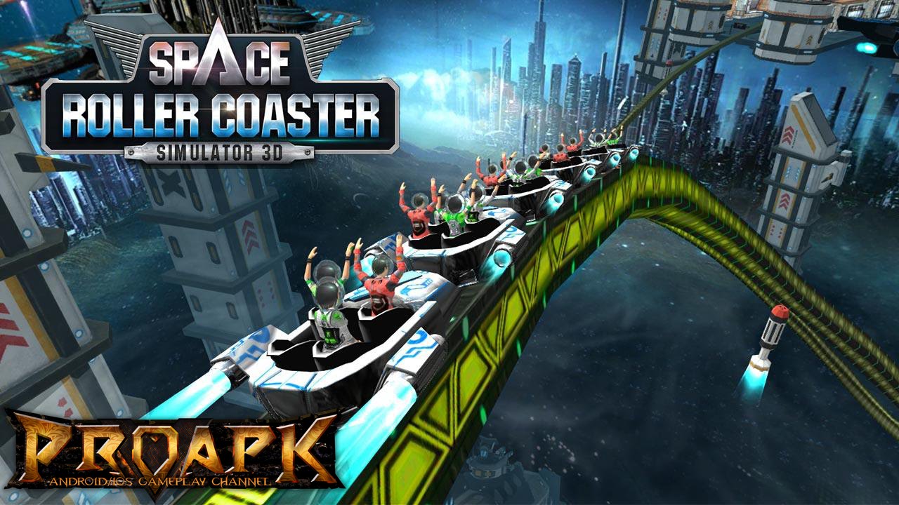 Roller Coaster Simulator Space Gameplay Android