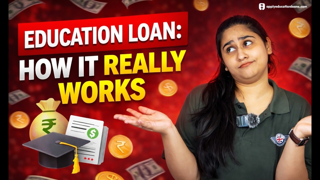 Education Loan Explained for Students | Study Abroad Education Loan | Interest, EMI, Moratorium