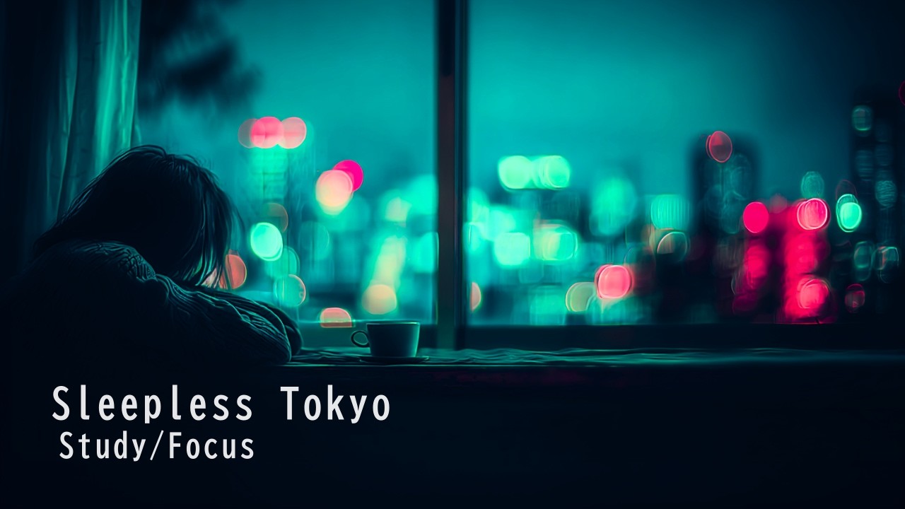 Tokyo Midnight Chill EDM (1 Hour) | Study & Focus Music for Sleepless Nights #Still Midweek Air