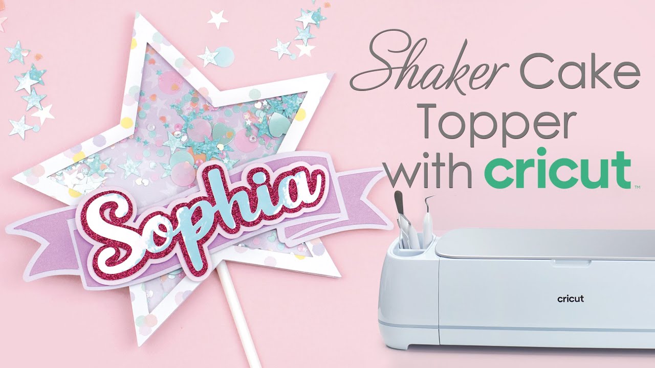 Как сделать украшение на торт в стиле шейкер с помощью Cricut Maker 3