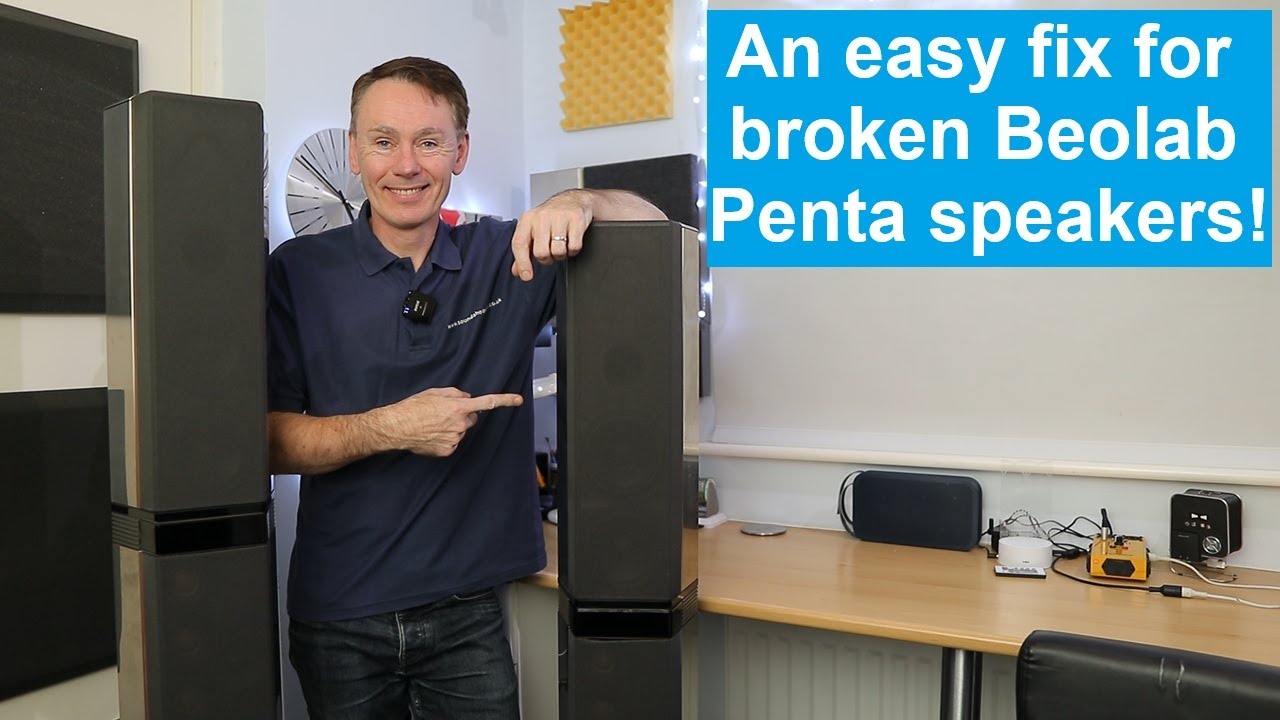 Bring your faulty Bang & Olufsen Beolab Penta speakers back to life with this easy hack!