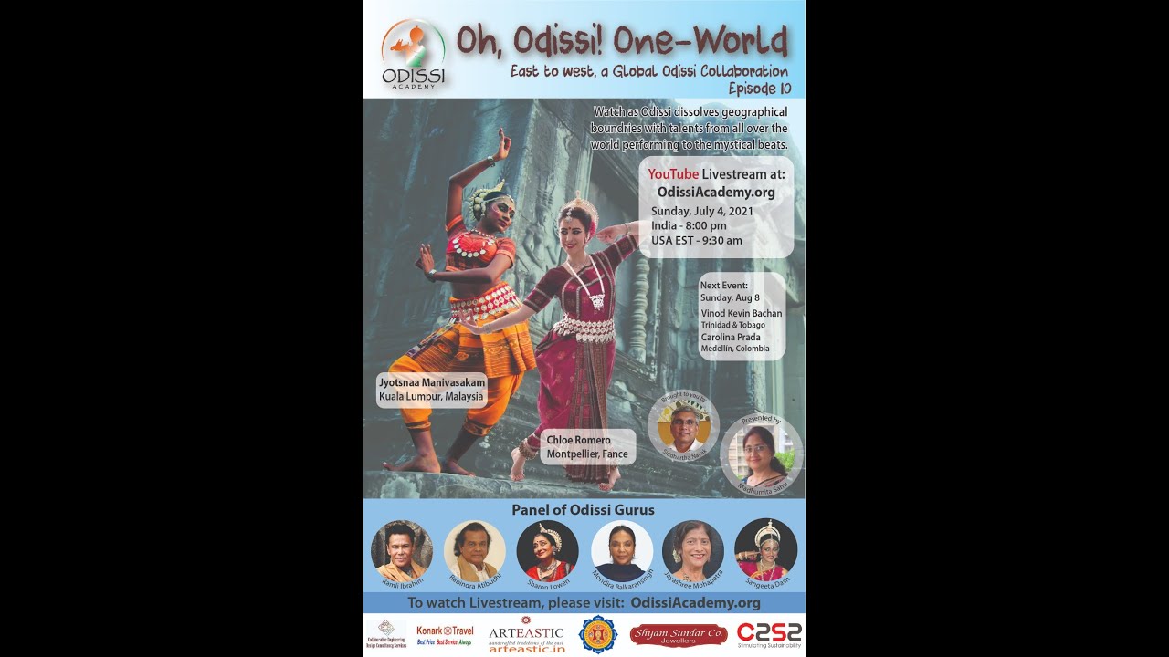 Odissi performance by Jyotsnaa, Principal Dancer of Sutra Foundation