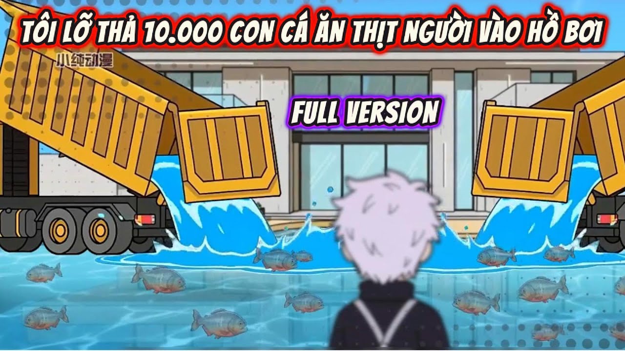 full version // hồ bơi tử thần ... phiên bản hài // sub anime