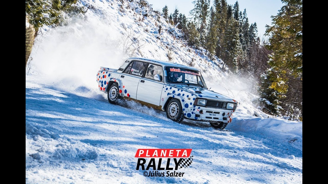 Jozef Béreš jr. Lada VFTS & Lancer Evo IX WINTER RALLY Levoča Crash & Action