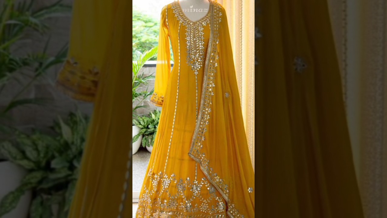 Gotta Patti work dress | gotta Kinari dress design | Gota Kinari wedding dress design | party wear