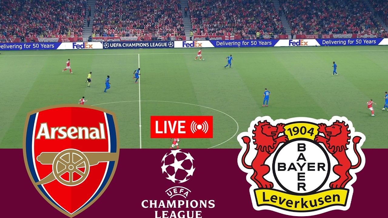 🔴Arsenal vs Bayern Leverkusen LIVE. UEFA Champions League 25/26 Full Match - VideoGame Simulation