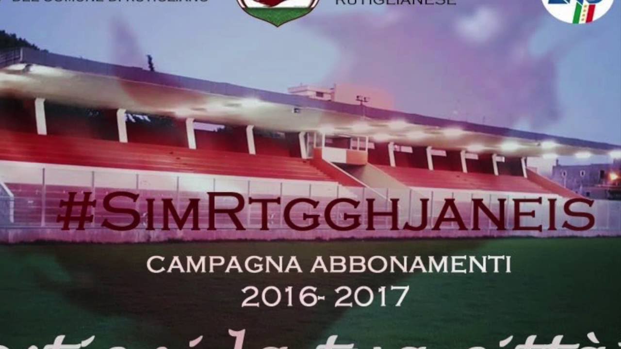 Rutigliano Calcio- Abbonati all'anno calcistico 2016/2017