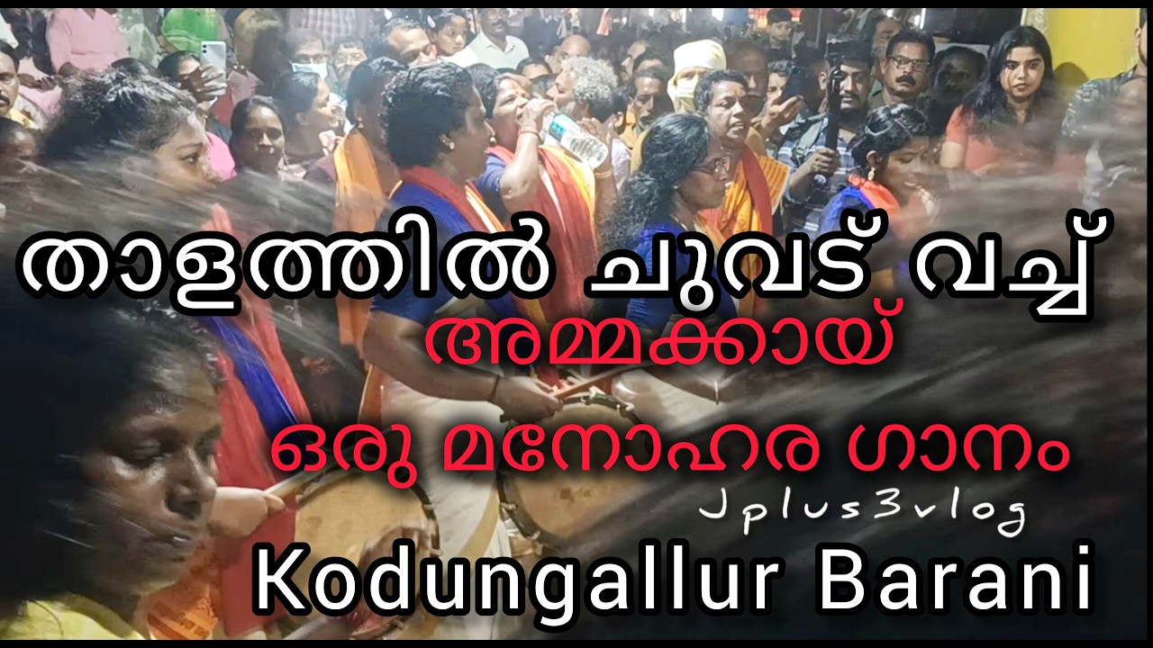 താളത്തിൽ ചുവട് വച്ച് അമ്മക്കായ് ഒരു ഗാനം/barani song/kodungallur barani song/meena barani song/amma/