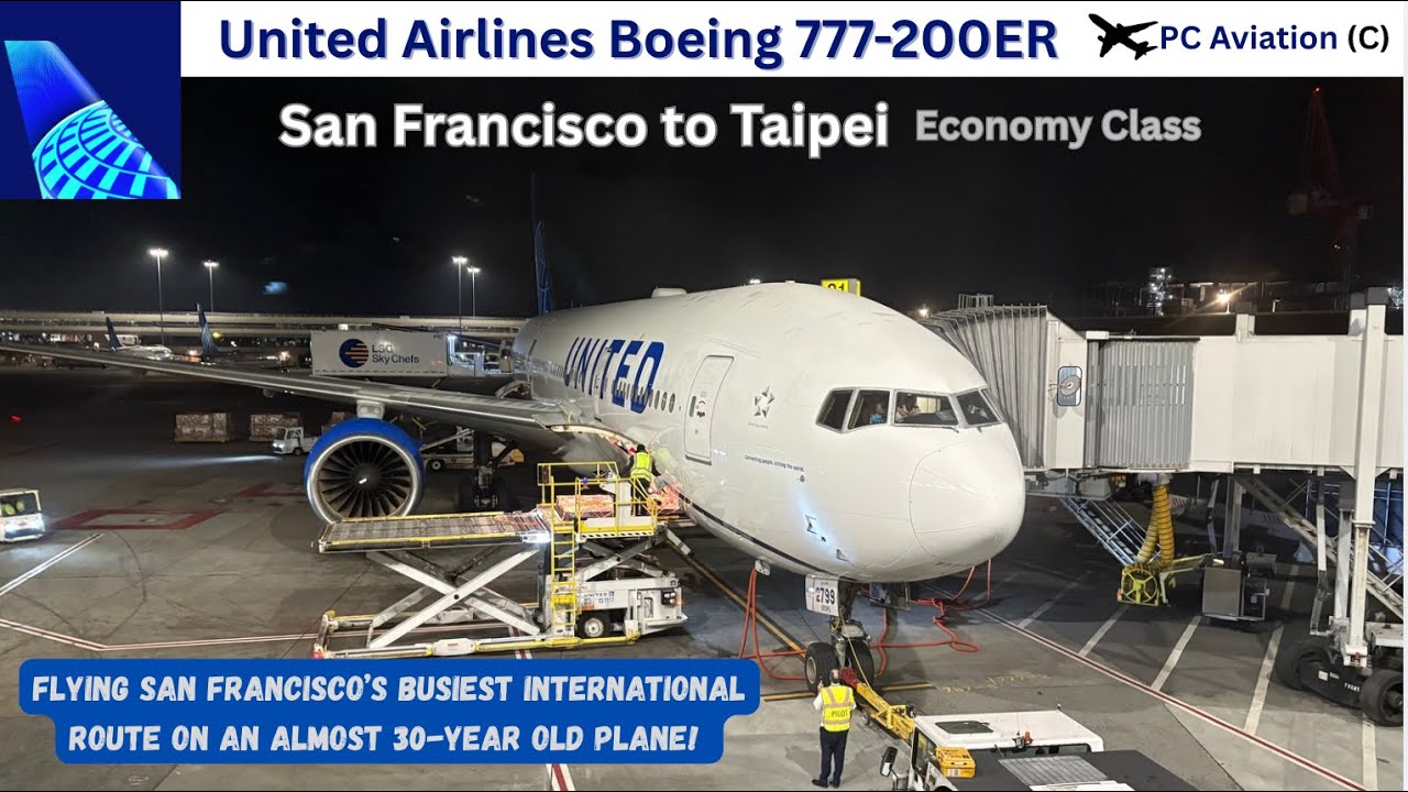 Flying United's Boeing 777-200ER on San Francisco's busiest international route!