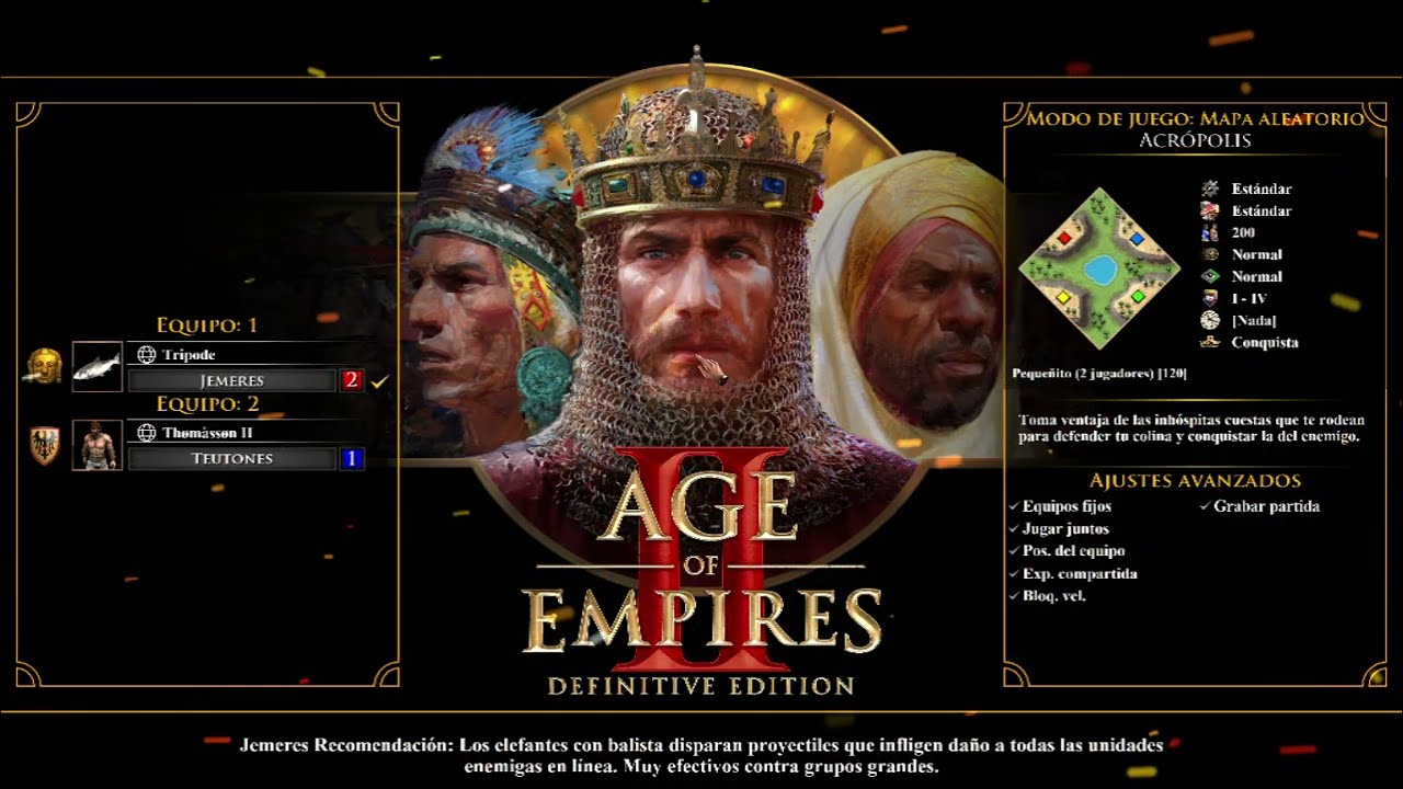 AOE2 - 1v1 - Con esto debería ser suficiente para subir hasta 1500, sin mucha mas profundidad.
