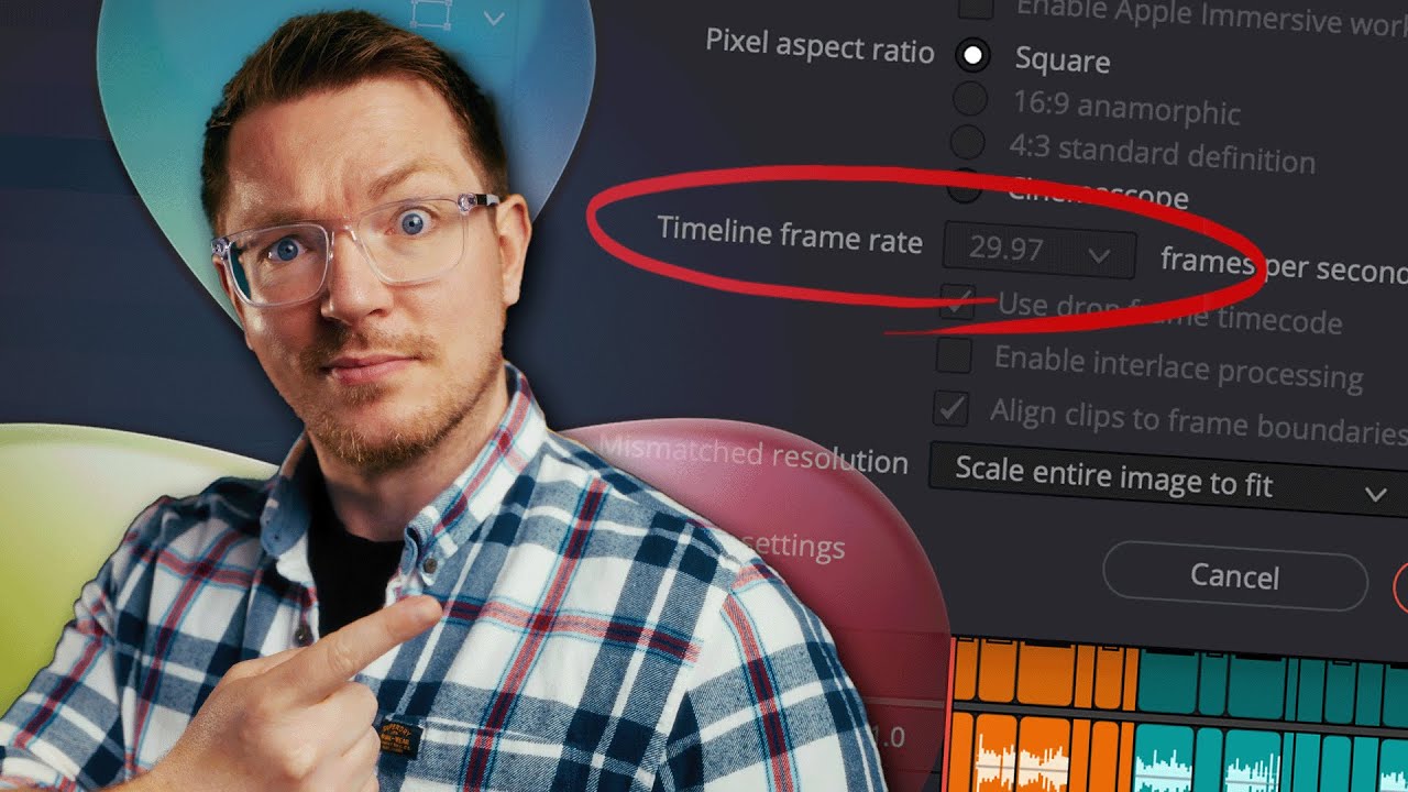 Can't change the Timeline Frame Rate?! Quick FIX for DaVinci Resolve 20