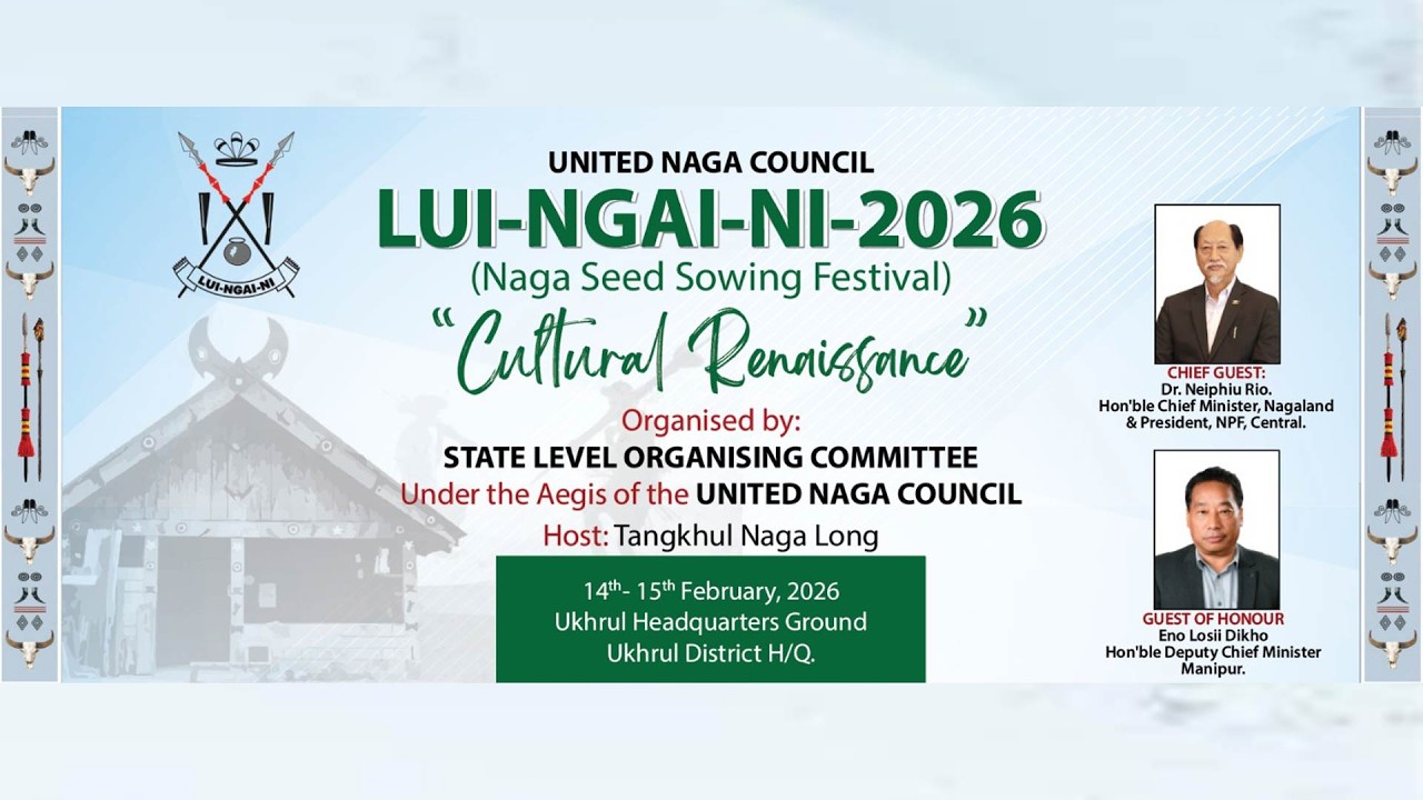 Valedictory Function  (UNC)  LUI-NGAI-NI - 2026  Naga Seed Sowing Festival 14th - 15th Feb. 2026