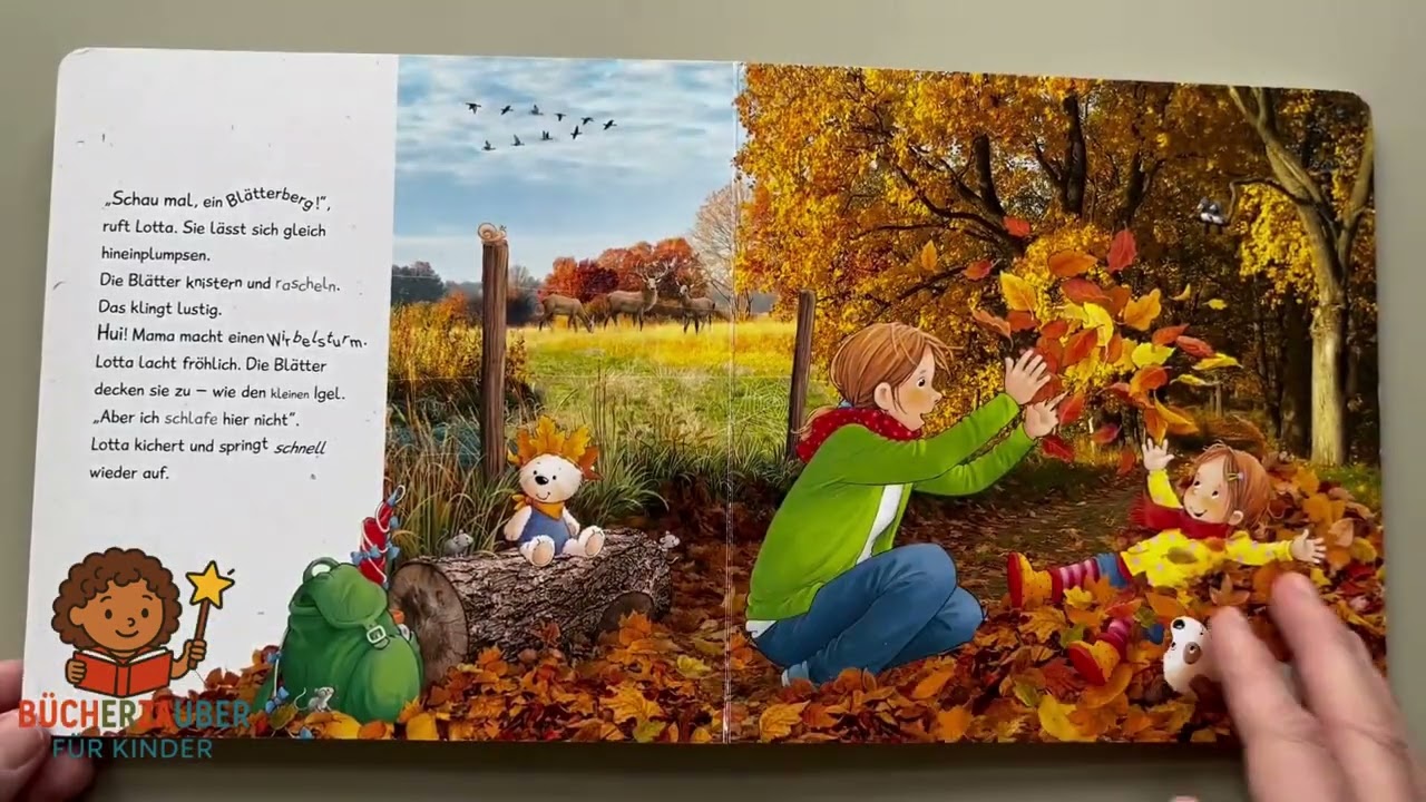 Lotta entdeckt die Welt: Im Herbst 🍂 | Kinderbuch | Vorlesen für Kinder | Read Aloud Deutsch