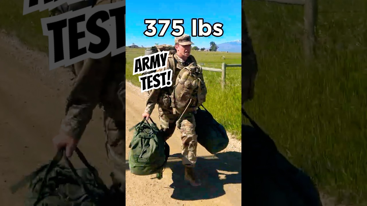 How Heavy Can You Run Before Breaking? (Army Test)
