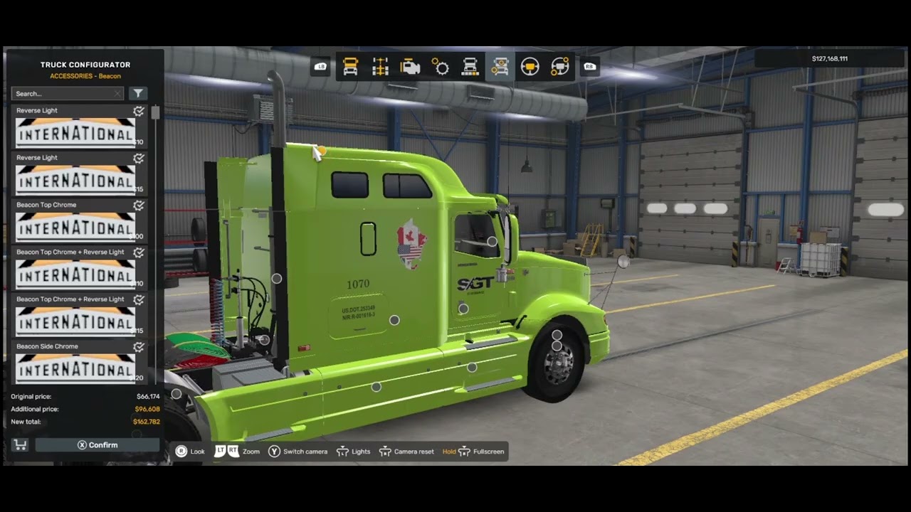 #americantrucksimulator  tuneando un camion international 😱lo mas nuevo 👊