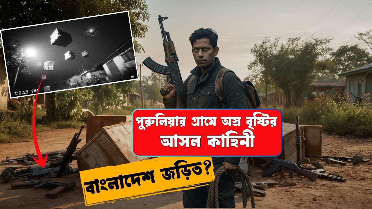 বাংলাদেশ যাওয়ার কথা ছিল অস্র বোঝাই প্লেনটার ! Puruliya osro borshon case | kalpurush