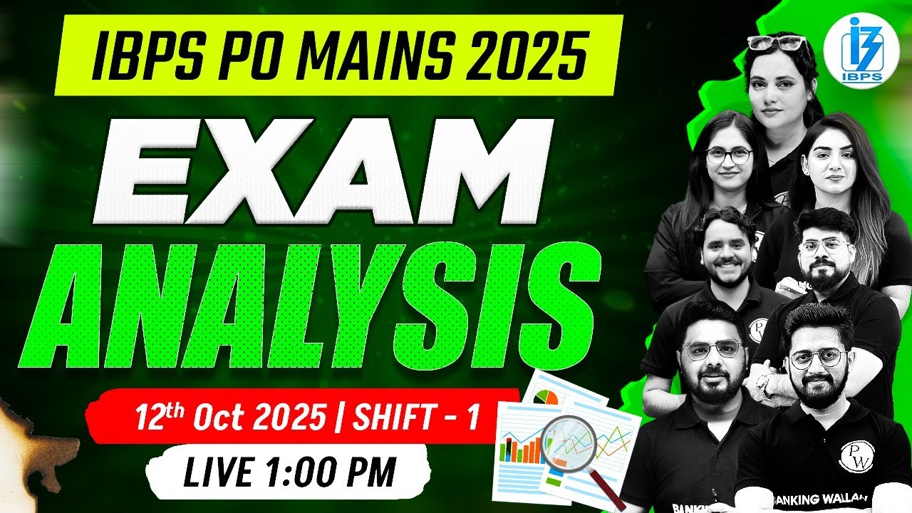 IBPS PO Mains Exam Analysis 2025 | IBPS PO Mains Shift 1 Analysis | IBPS PO Mains Exam Review