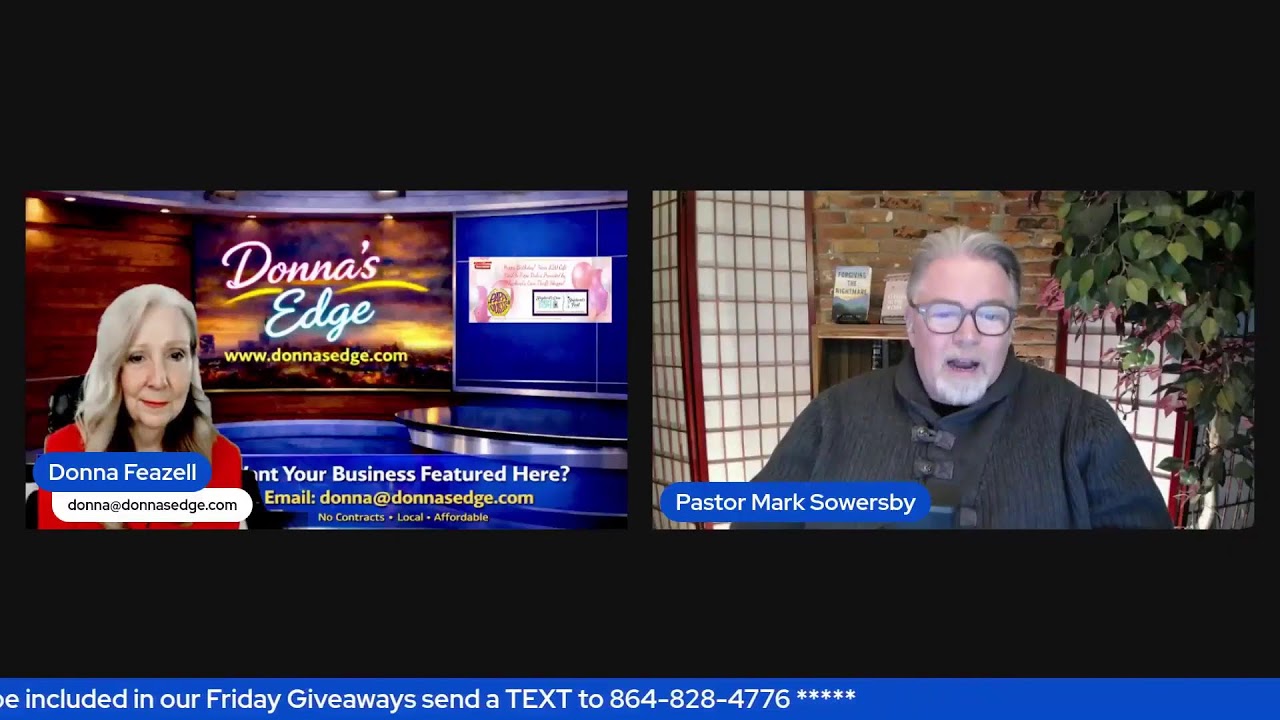 Mark Sowersby, Pastor & Author of Forgiving The Nightmare Part 1