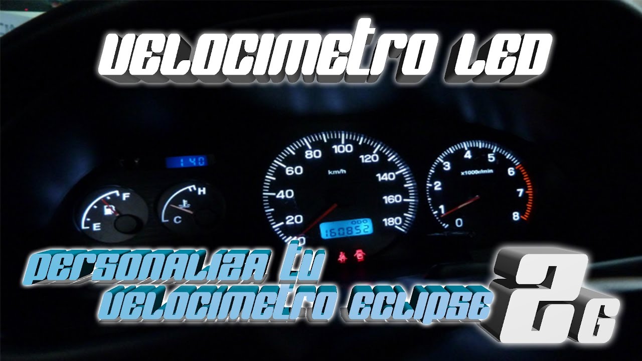 VELOCIMETRO LED ECLIPSE 2G
